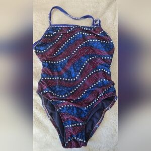 UGLIES One Piece Swimsuit tie back Size 10